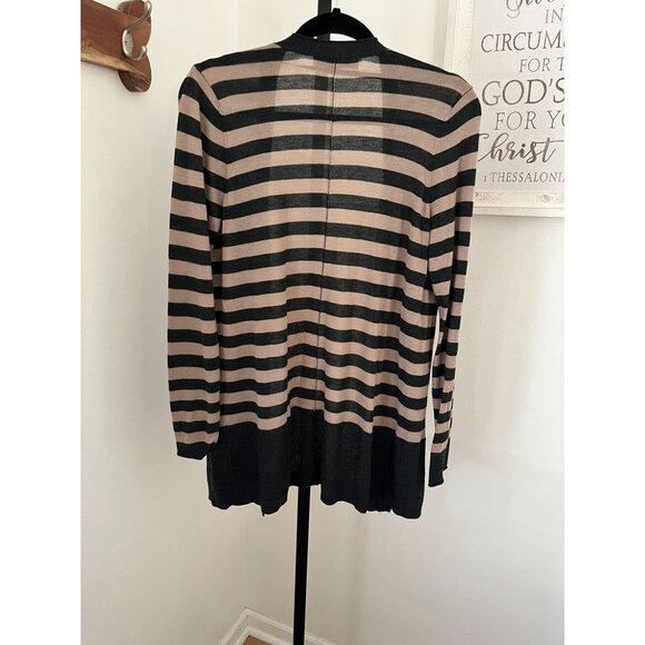 EUC Loft Womens Striped Open Cardigan Sweater - Picture 2 of 6